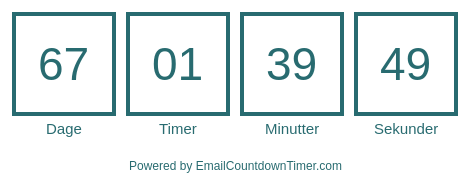 Timer from emailcountdowntimer.com