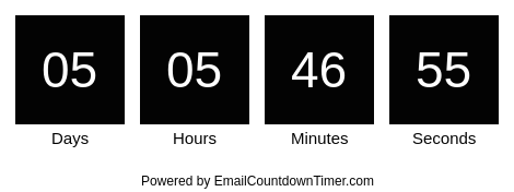Timer from emailcountdowntimer.com