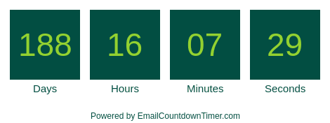 Leaflike Christmas Countdown Timer