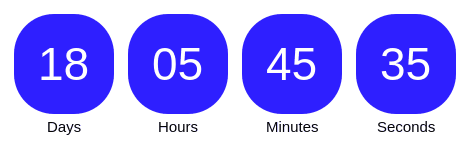 Timer from emailcountdowntimer.com