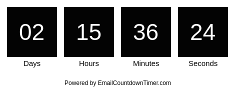 Timer from emailcountdowntimer.com