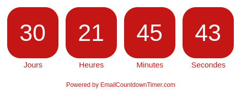 Timer from emailcountdowntimer.com