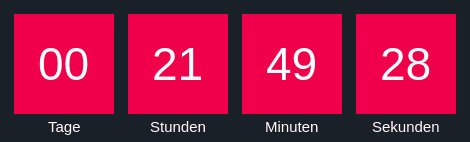 Timer from emailcountdowntimer.com