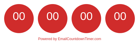 Timer from
emailcountdowntimer.com
