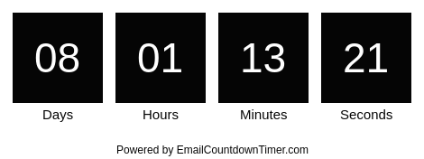 Timer from emailcountdowntimer.com