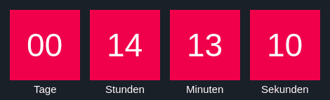 Timer from emailcountdowntimer.com