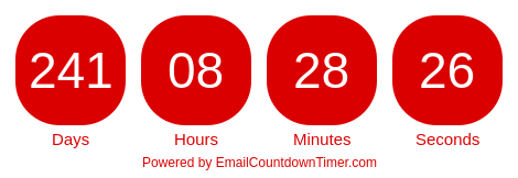 Timer from emailcountdowntimer.com