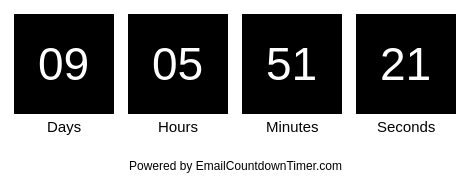 Timer from emailcountdowntimer.com