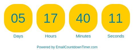 Timer from emailcountdowntimer.com