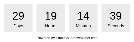 Timer from emailcountdowntimer.com