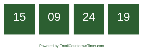 Timer from emailcountdowntimer.com