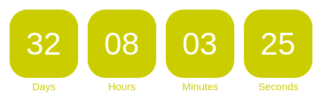 Timer from emailcountdowntimer.com