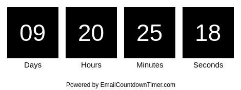Timer from emailcountdowntimer.com