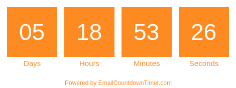 Timer from emailcountdowntimer.com