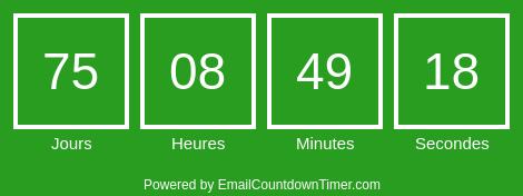 Timer from emailcountdowntimer.com