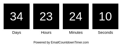 Timer from emailcountdowntimer.com