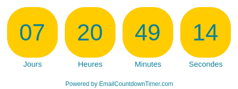 Timer from emailcountdowntimer.com