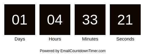 Timer from emailcountdowntimer.com