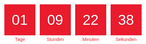 Timer from emailcountdowntimer.com