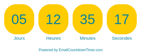Timer from emailcountdowntimer.com