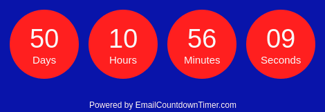 Timer from emailcountdowntimer.com