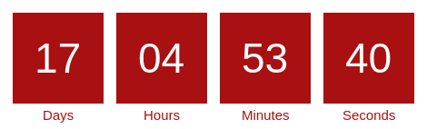 Timer from emailcountdowntimer.com